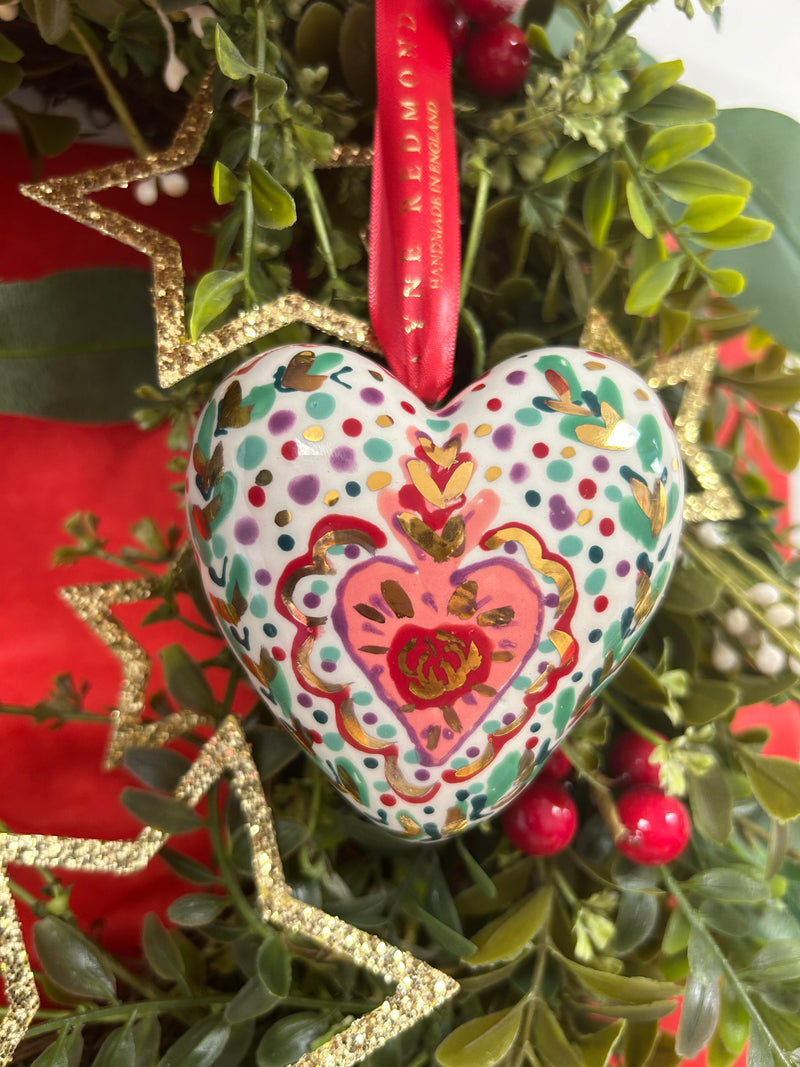 Heart-Shaped Bauble - Wreath