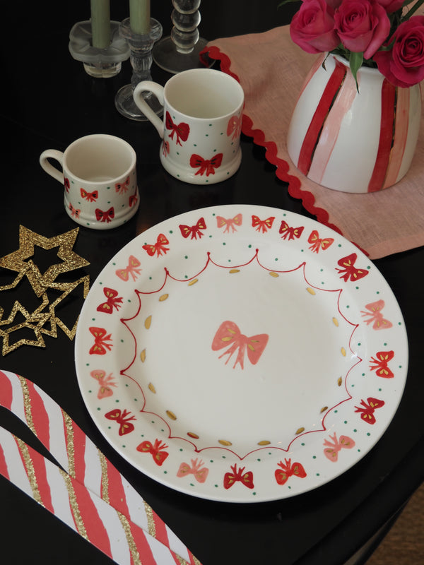 Christmas Bow Plate