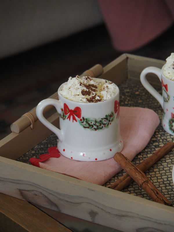 Christmas Wreath Garland Mug