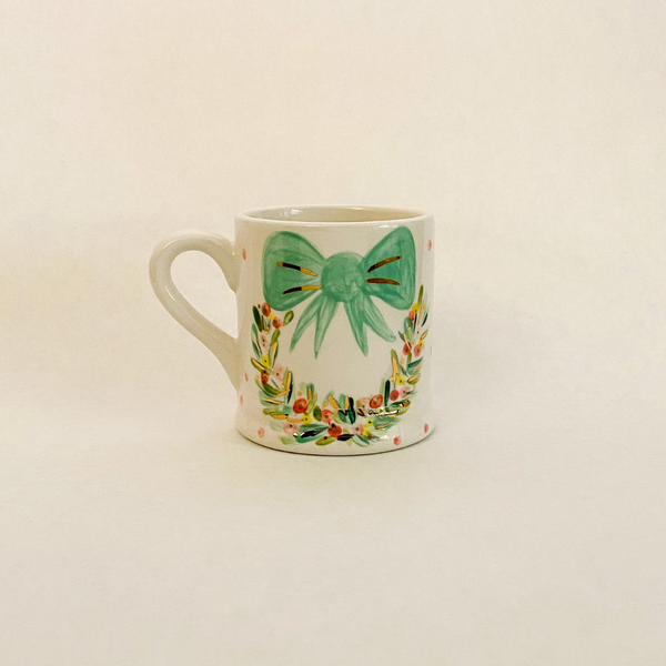 Spring Wreath Mug Mint