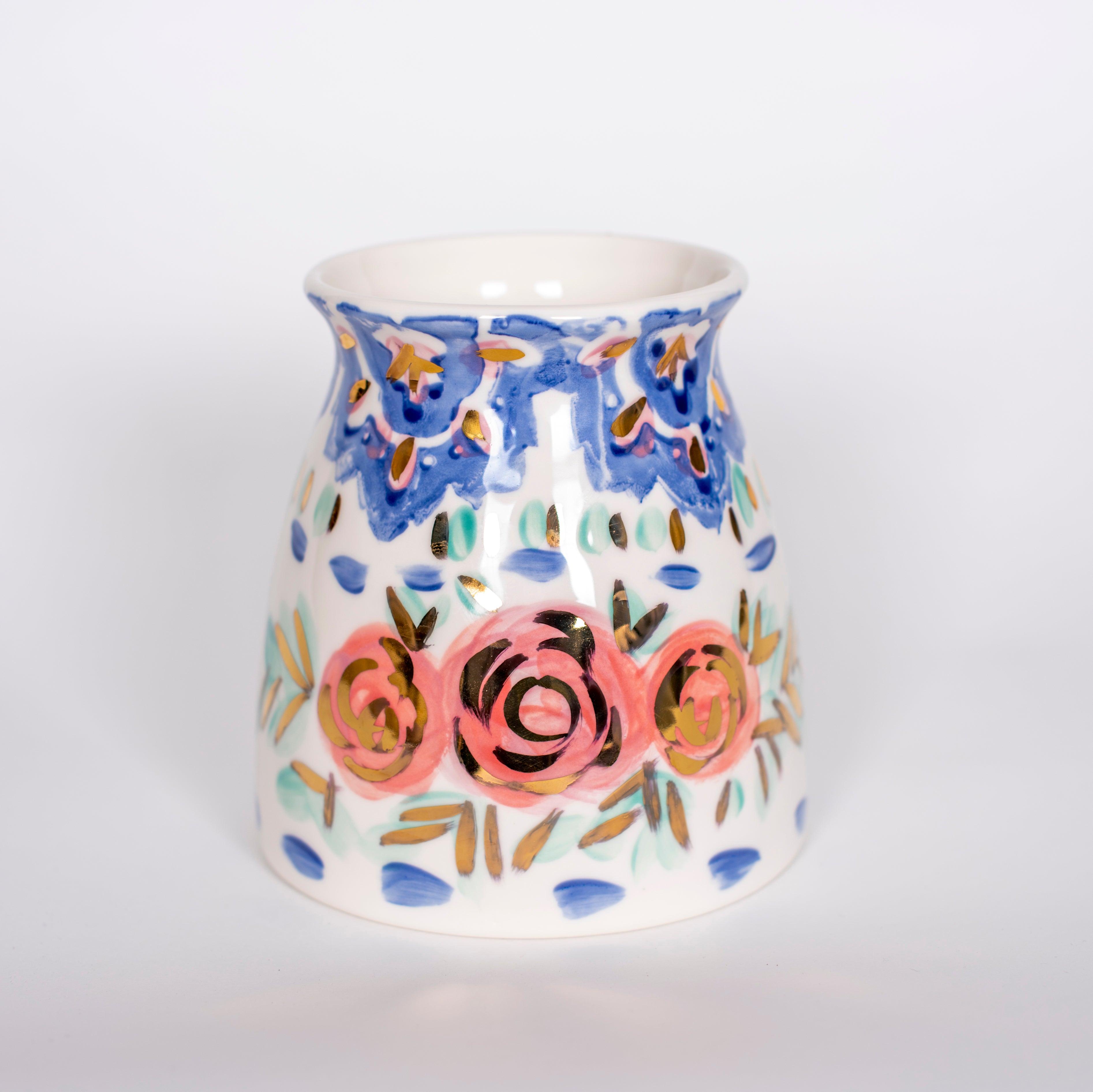 Blue Floral Vase – Jayne Redmond