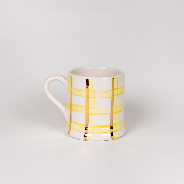 Candy Stripe Yellow Mug